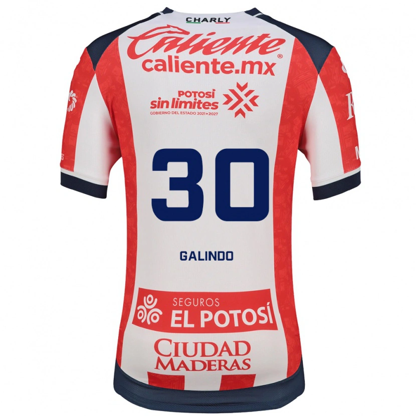 Danxen Kinder Benjamín Galindo #30 Rot Weiß Schwarz Heimtrikot Trikot 2026/27 T-Shirt Österreich