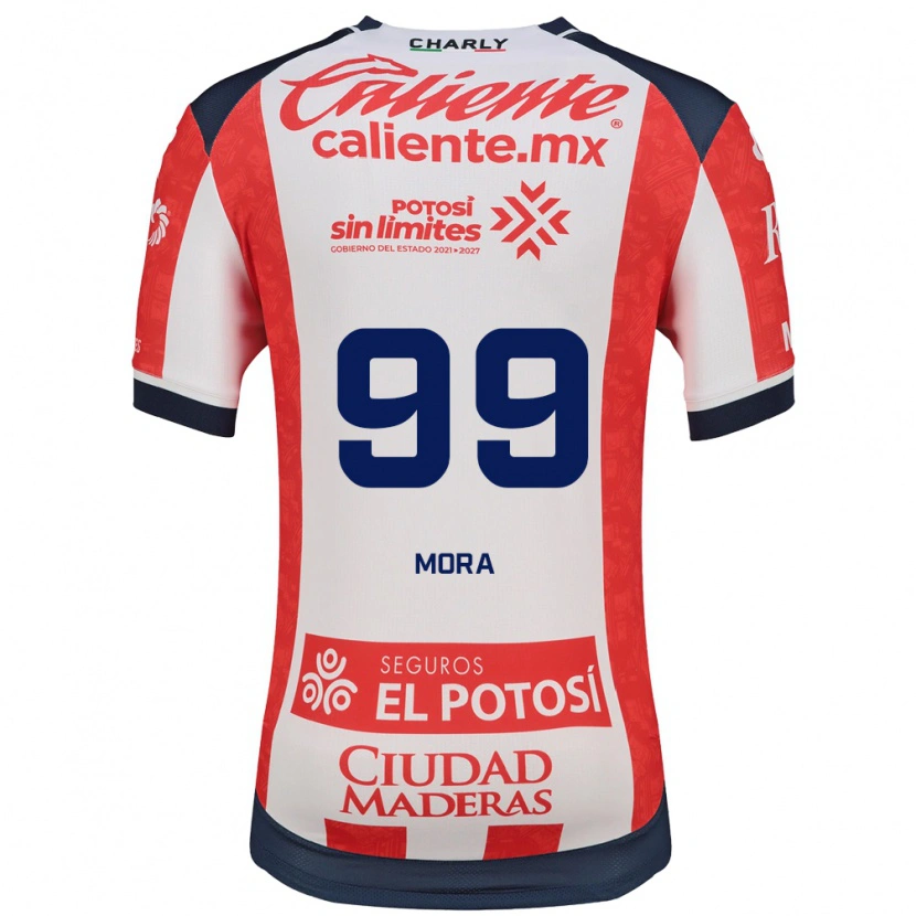 Danxen Kinder Felipe Mora #99 Rot Weiß Schwarz Heimtrikot Trikot 2026/27 T-Shirt Österreich