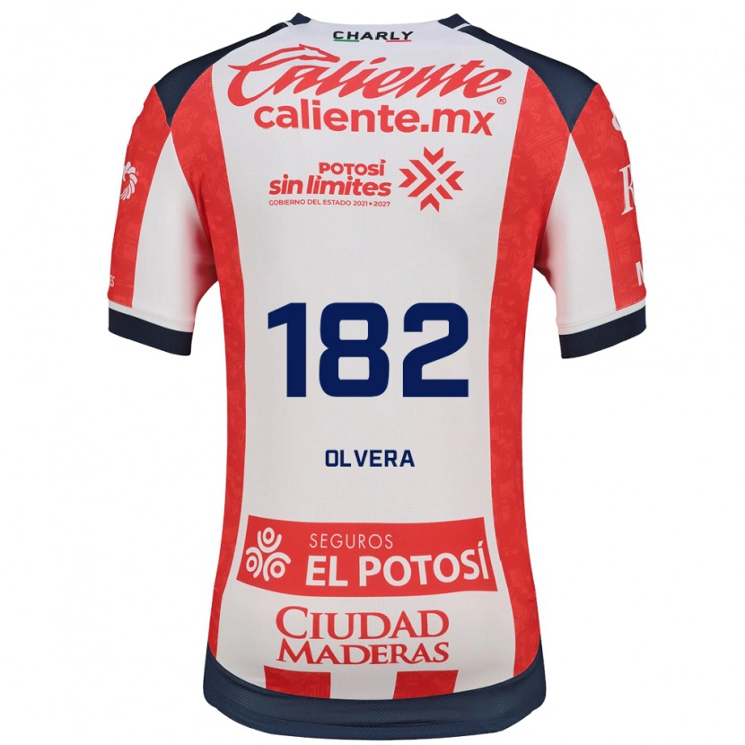 Danxen Kinder Artemio Olvera #182 Rot Weiß Schwarz Heimtrikot Trikot 2026/27 T-Shirt Österreich