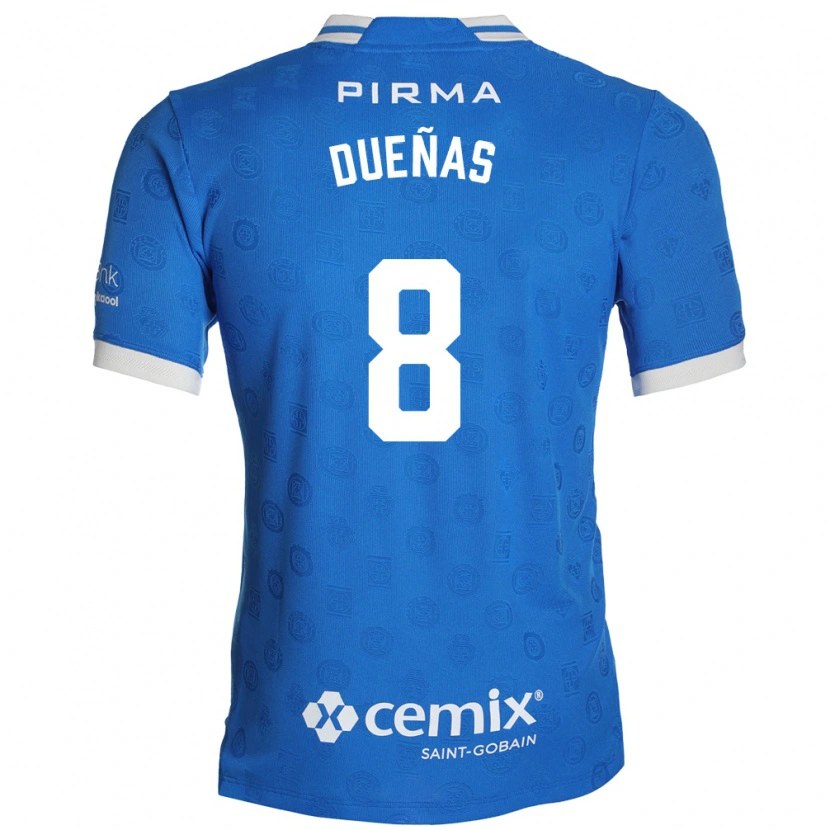 Danxen Kinder Jesus Duenas #8 Blau Weiß Rot Heimtrikot Trikot 2026/27 T-Shirt Österreich