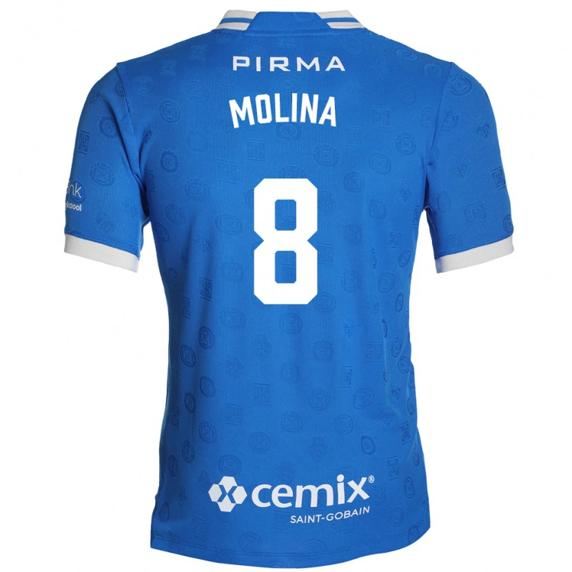 Danxen Kinder Dalia Molina #8 Blau Weiß Rot Heimtrikot Trikot 2026/27 T-Shirt Österreich