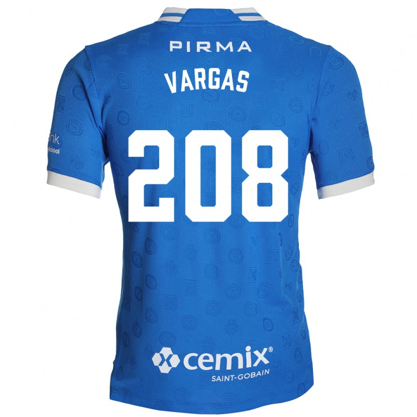 Danxen Kinder Santiago Vargas #208 Blau Weiß Rot Heimtrikot Trikot 2026/27 T-Shirt Österreich