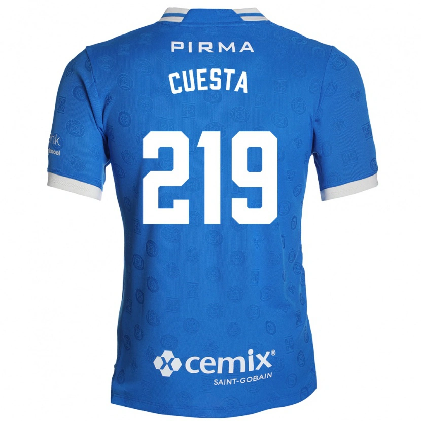Danxen Kinder Íñigo Cuesta #219 Blau Weiß Rot Heimtrikot Trikot 2026/27 T-Shirt Österreich