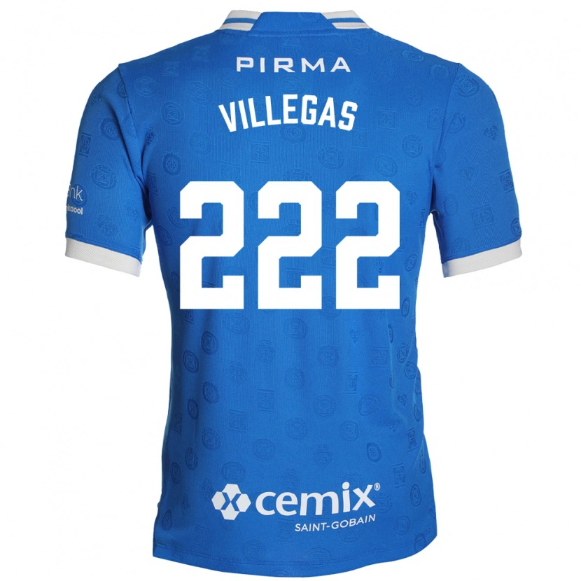 Danxen Kinder Eric Villegas #222 Blau Weiß Rot Heimtrikot Trikot 2026/27 T-Shirt Österreich
