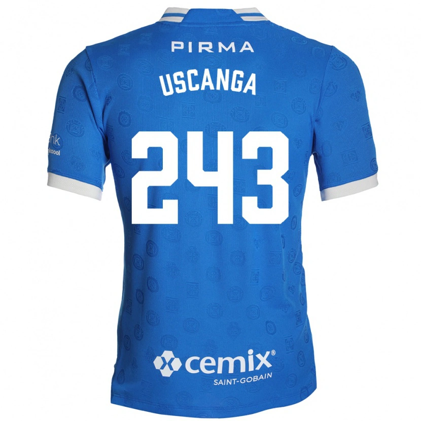 Danxen Kinder Rubén Uscanga #243 Blau Weiß Rot Heimtrikot Trikot 2026/27 T-Shirt Österreich