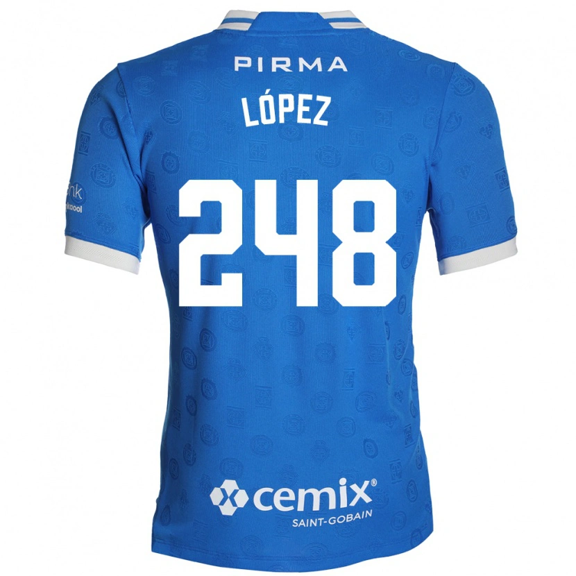 Danxen Kinder Ernesto López #248 Blau Weiß Rot Heimtrikot Trikot 2026/27 T-Shirt Österreich