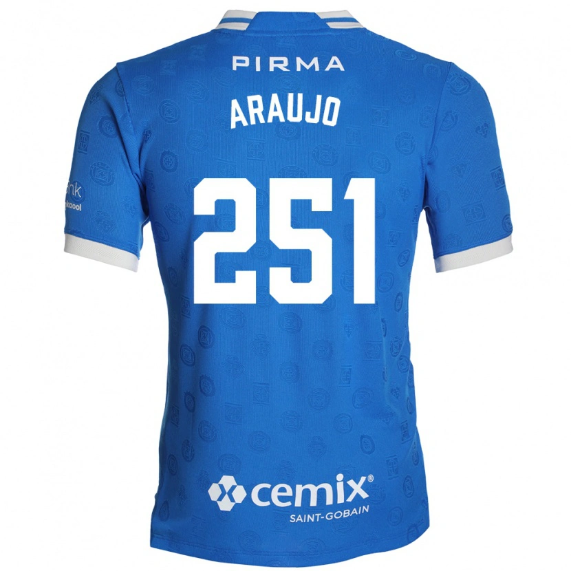Danxen Kinder Francisco Araujo #251 Blau Weiß Rot Heimtrikot Trikot 2026/27 T-Shirt Österreich