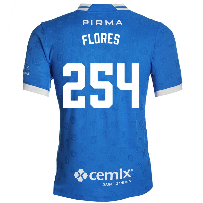 Danxen Kinder Derek Flores #254 Blau Weiß Rot Heimtrikot Trikot 2026/27 T-Shirt Österreich
