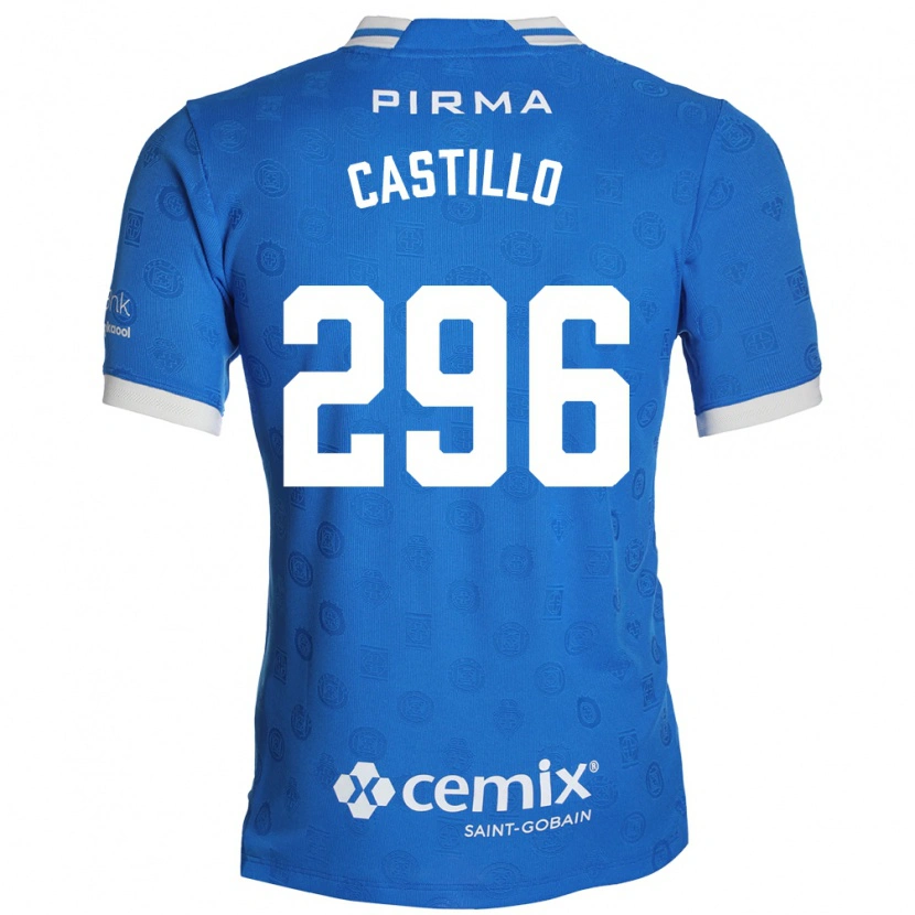 Danxen Kinder Eduardo Castillo #296 Blau Weiß Rot Heimtrikot Trikot 2026/27 T-Shirt Österreich