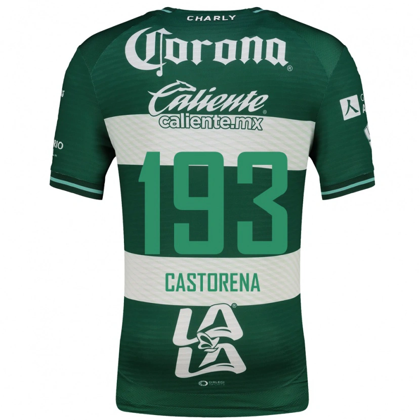 Danxen Kinder Damián Castorena #193 Grün Weiß Heimtrikot Trikot 2026/27 T-Shirt Österreich