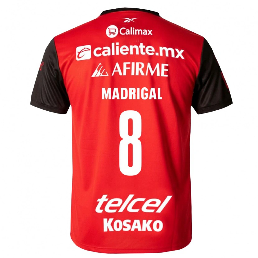 Danxen Kinder Fernando Madrigal #8 Schwarz Rot Heimtrikot Trikot 2026/27 T-Shirt Österreich