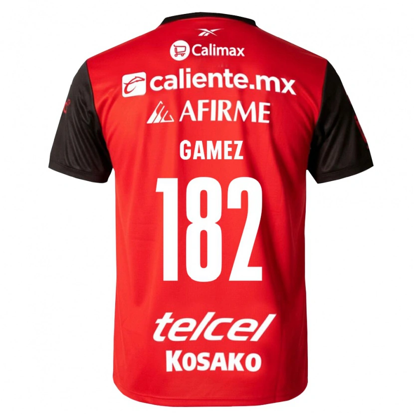 Danxen Kinder Mark Gamez #182 Schwarz Rot Heimtrikot Trikot 2026/27 T-Shirt Österreich