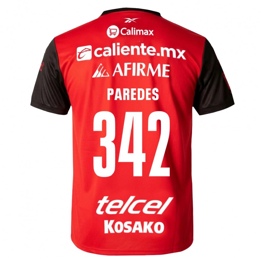 Danxen Kinder Santiago Paredes #342 Schwarz Rot Heimtrikot Trikot 2026/27 T-Shirt Österreich