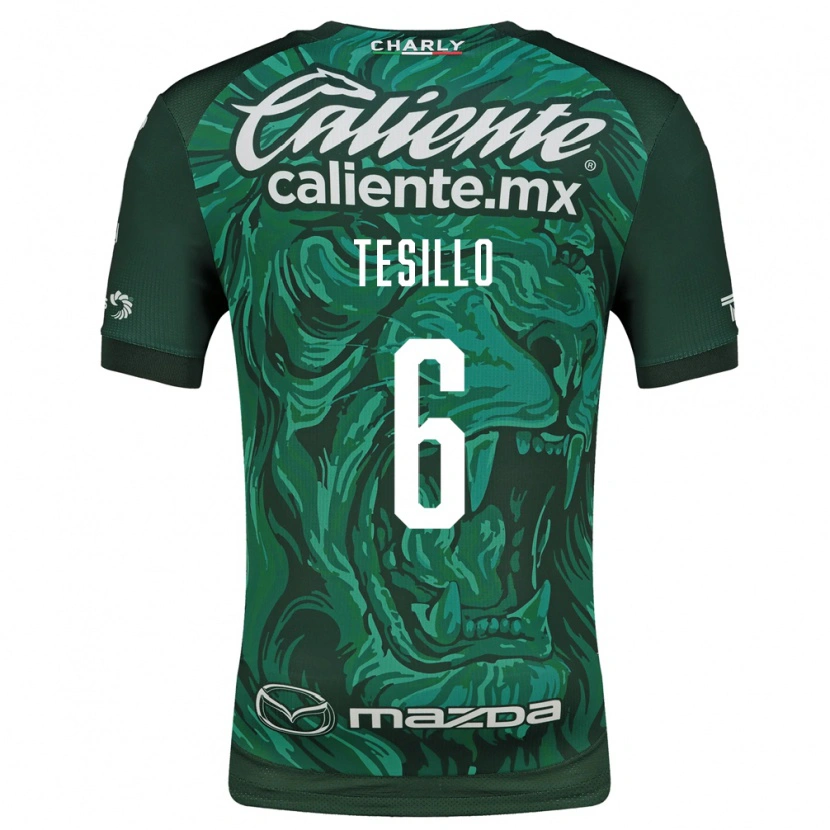 Danxen Kinder William Tesillo #6 Grün Schwarz Heimtrikot Trikot 2026/27 T-Shirt Österreich
