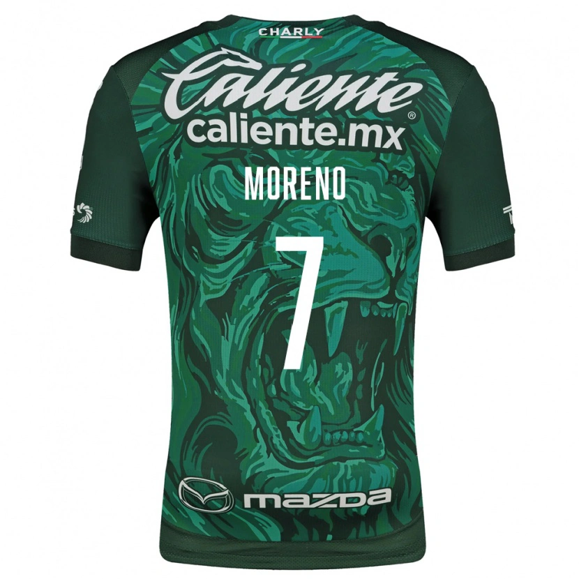 Danxen Kinder Iván Moreno #7 Grün Schwarz Heimtrikot Trikot 2026/27 T-Shirt Österreich