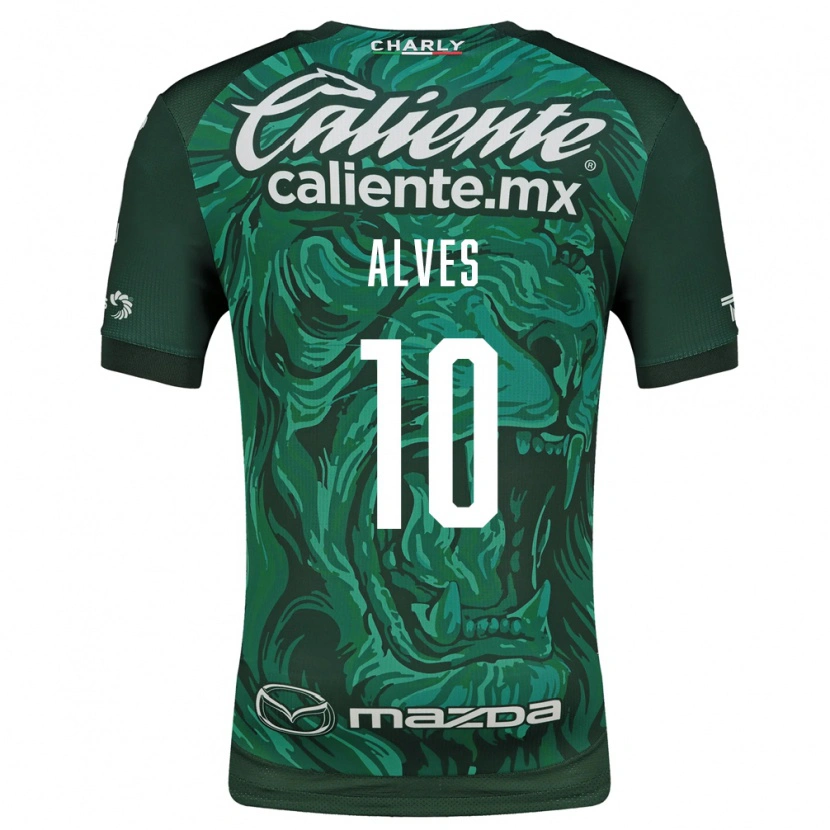 Danxen Kinder Maria Alves #10 Grün Schwarz Heimtrikot Trikot 2026/27 T-Shirt Österreich