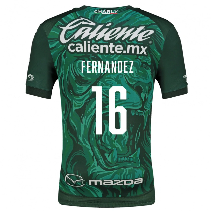 Danxen Kinder Omar Fernández #16 Grün Schwarz Heimtrikot Trikot 2026/27 T-Shirt Österreich