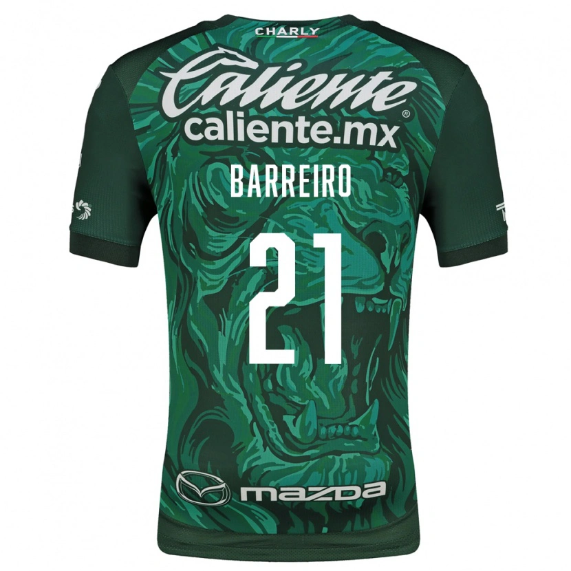 Danxen Kinder Stiven Barreiro #21 Grün Schwarz Heimtrikot Trikot 2026/27 T-Shirt Österreich