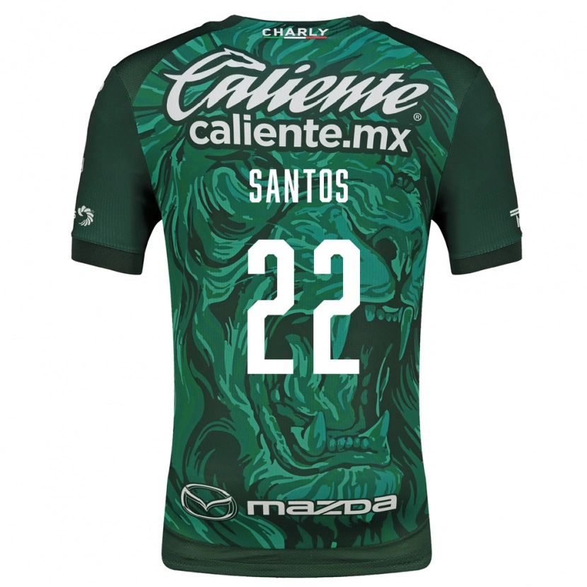 Danxen Kinder Sebastián Santos #22 Grün Schwarz Heimtrikot Trikot 2026/27 T-Shirt Österreich