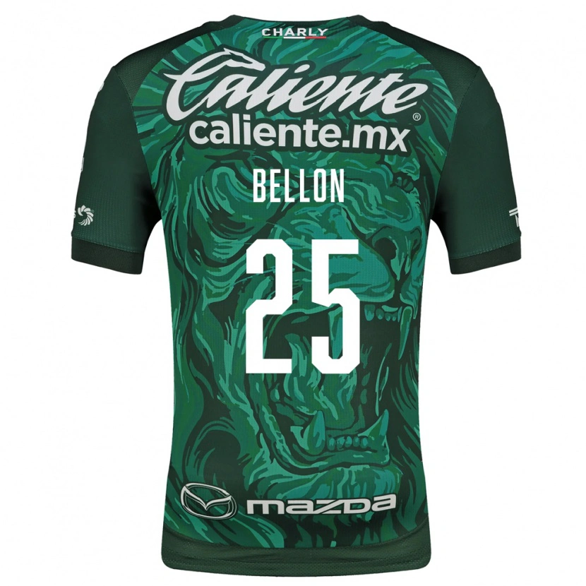 Danxen Kinder Paul Bellón #25 Grün Schwarz Heimtrikot Trikot 2026/27 T-Shirt Österreich