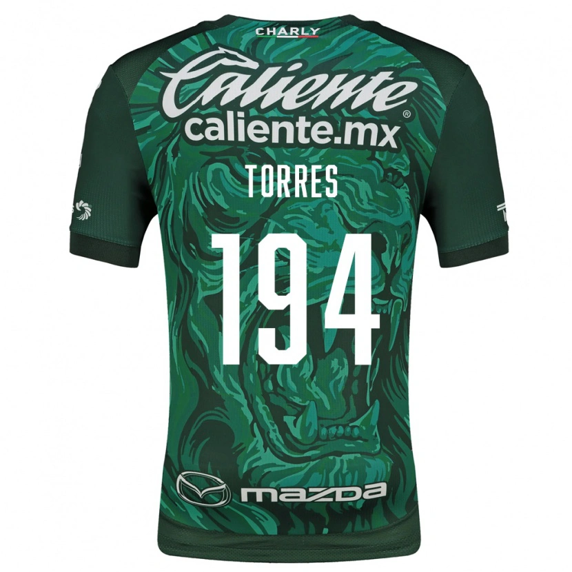 Danxen Kinder Erick Torres #194 Grün Schwarz Heimtrikot Trikot 2026/27 T-Shirt Österreich
