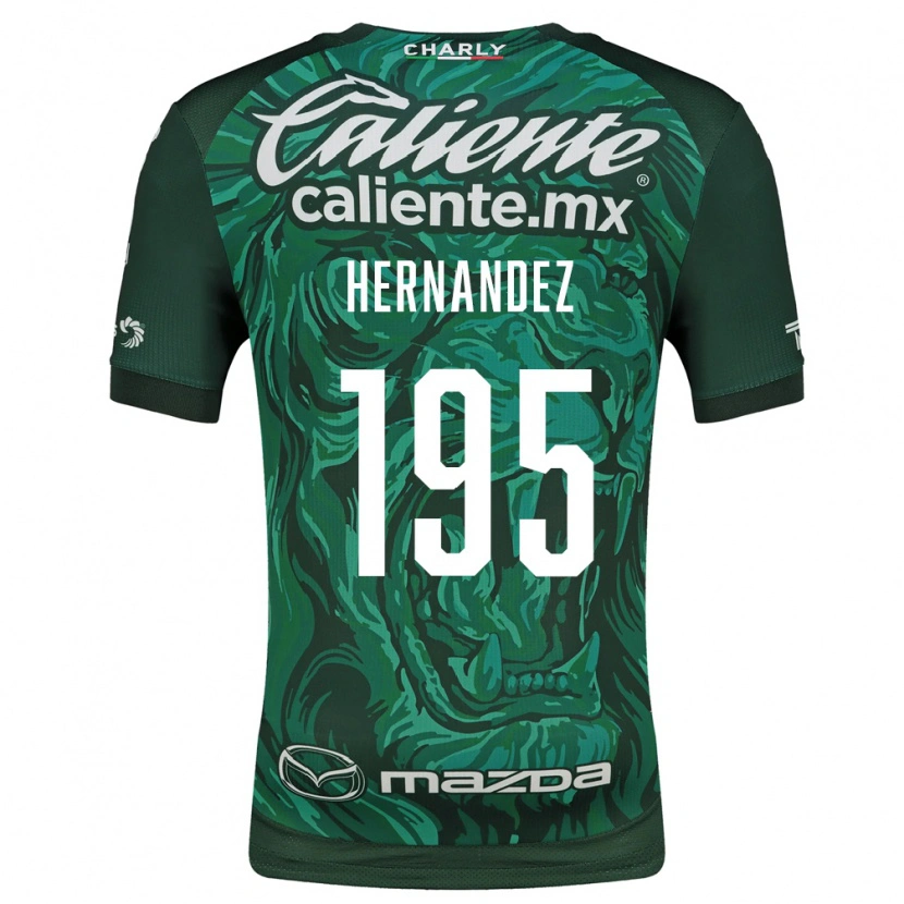 Danxen Kinder Fernando Hernández #195 Grün Schwarz Heimtrikot Trikot 2026/27 T-Shirt Österreich