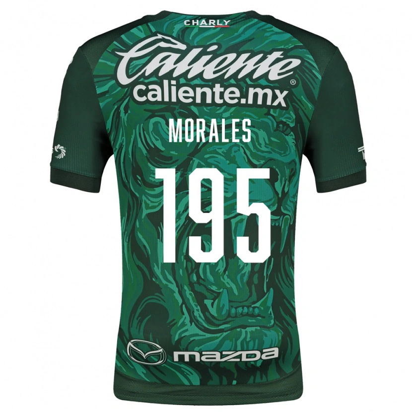 Danxen Kinder Daniel Morales #195 Grün Schwarz Heimtrikot Trikot 2026/27 T-Shirt Österreich