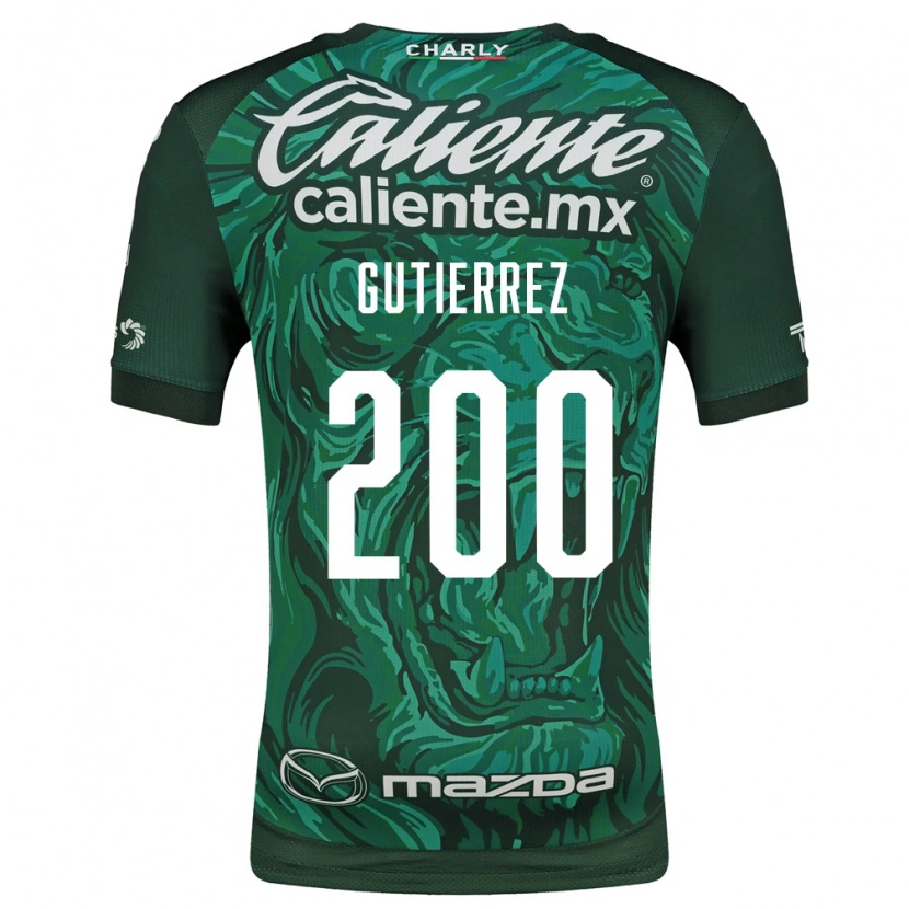 Danxen Kinder Alan Gutiérrez #200 Grün Schwarz Heimtrikot Trikot 2026/27 T-Shirt Österreich