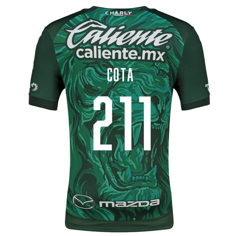 Danxen Kinder Luis Cota #211 Grün Schwarz Heimtrikot Trikot 2026/27 T-Shirt Österreich
