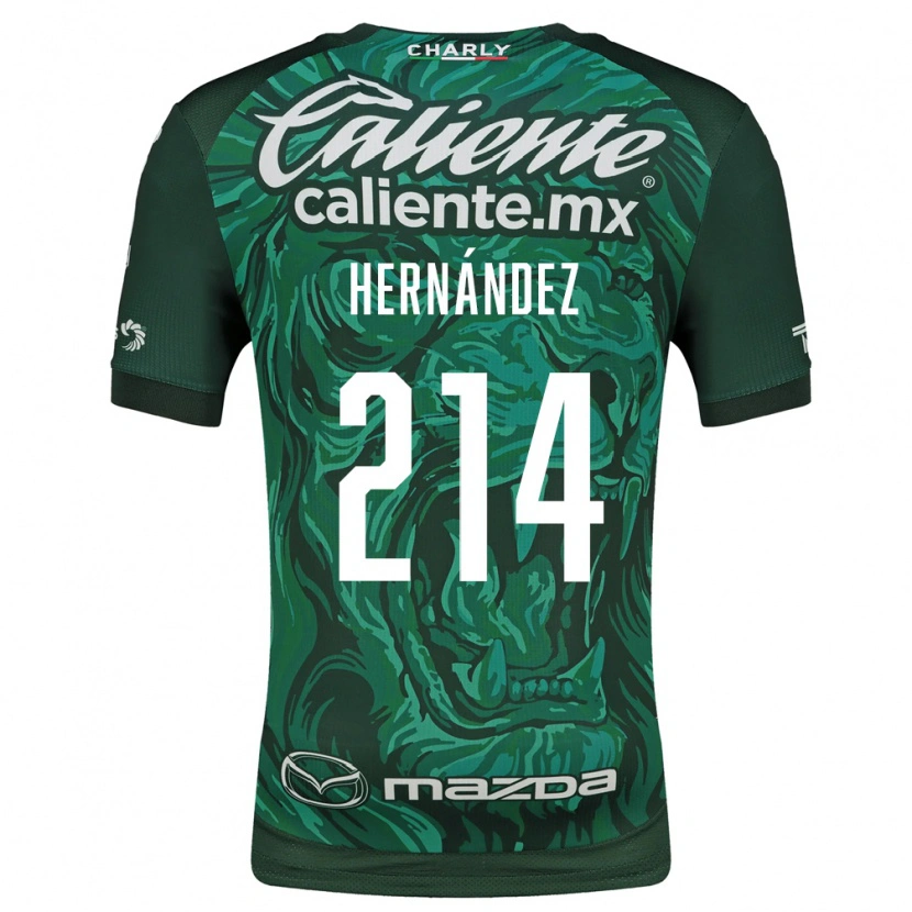 Danxen Kinder Iván Hernández #214 Grün Schwarz Heimtrikot Trikot 2026/27 T-Shirt Österreich