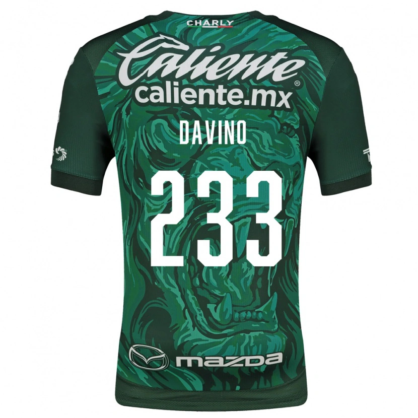 Danxen Kinder Gianfranco Davino #233 Grün Schwarz Heimtrikot Trikot 2026/27 T-Shirt Österreich