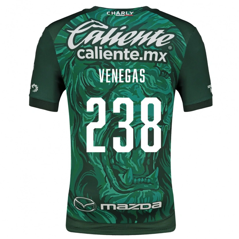 Danxen Kinder Luis Venegas #238 Grün Schwarz Heimtrikot Trikot 2026/27 T-Shirt Österreich