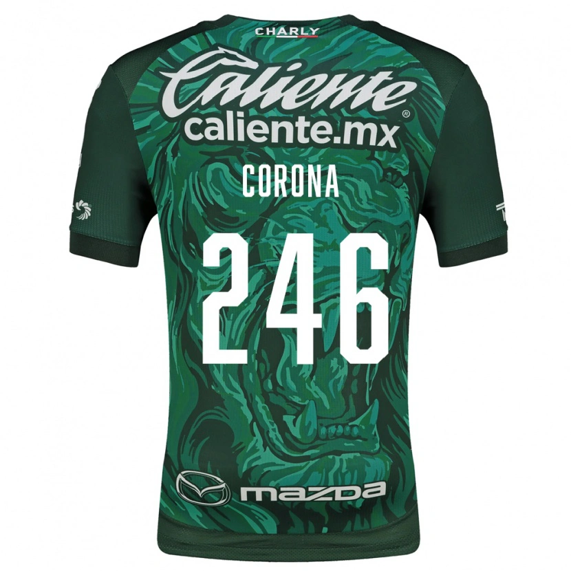 Danxen Kinder Michael Corona #246 Grün Schwarz Heimtrikot Trikot 2026/27 T-Shirt Österreich