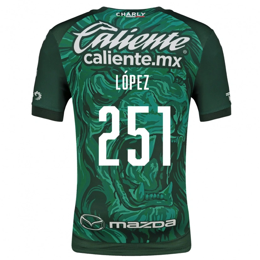 Danxen Kinder Iván López #251 Grün Schwarz Heimtrikot Trikot 2026/27 T-Shirt Österreich