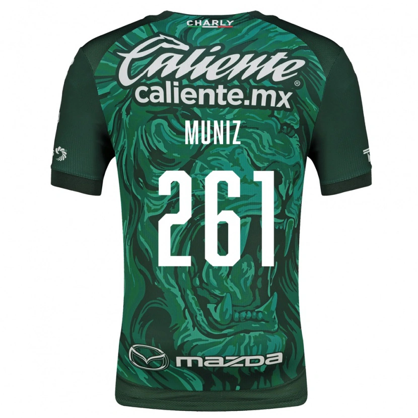 Danxen Kinder César Muñiz #261 Grün Schwarz Heimtrikot Trikot 2026/27 T-Shirt Österreich