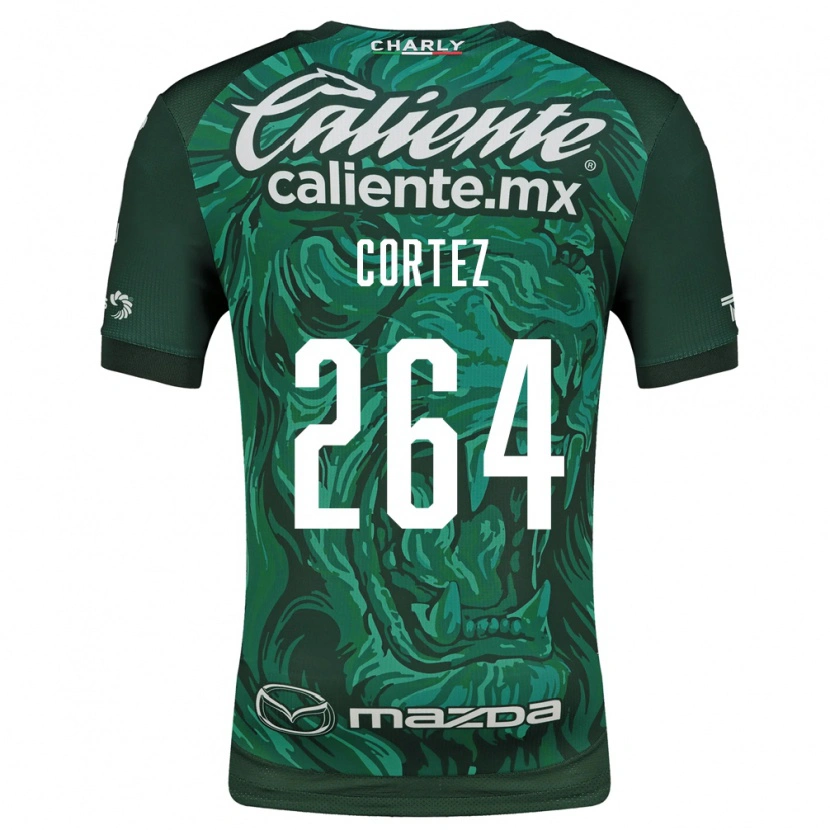 Danxen Kinder Enrique Cortez #264 Grün Schwarz Heimtrikot Trikot 2026/27 T-Shirt Österreich