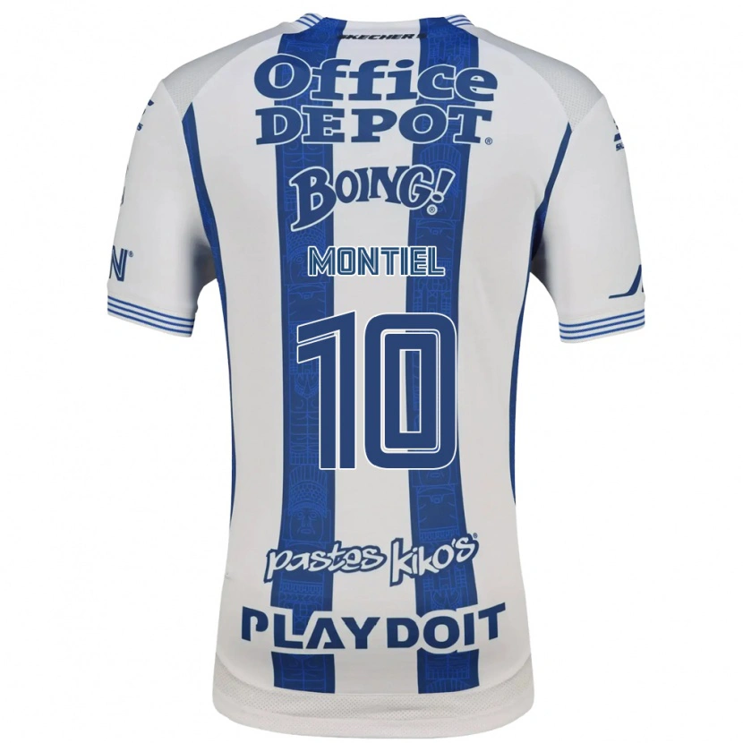 Danxen Kinder Elías Montiel #10 Weiß Marineblau Heimtrikot Trikot 2026/27 T-Shirt Österreich