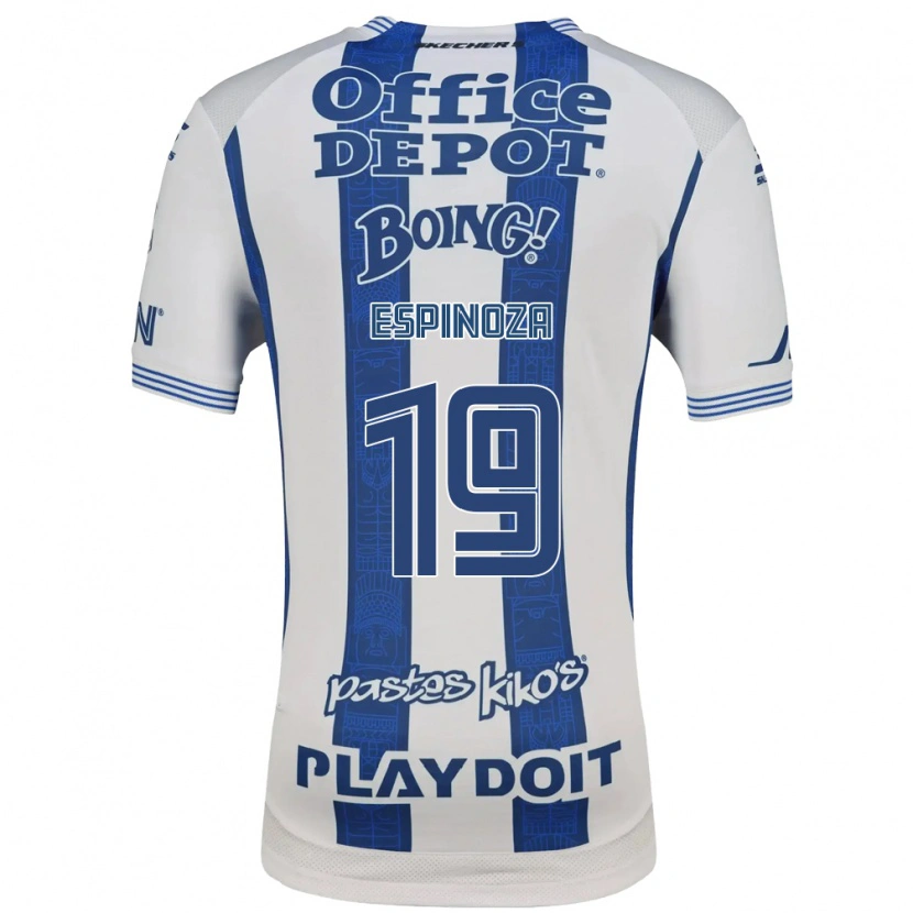 Danxen Kinder Giselle Espinoza #19 Weiß Marineblau Heimtrikot Trikot 2026/27 T-Shirt Österreich