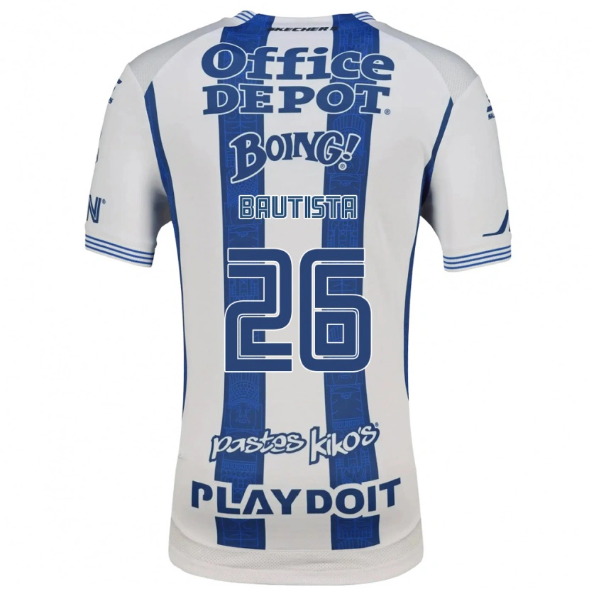 Danxen Kinder Alán Bautista #26 Weiß Marineblau Heimtrikot Trikot 2026/27 T-Shirt Österreich