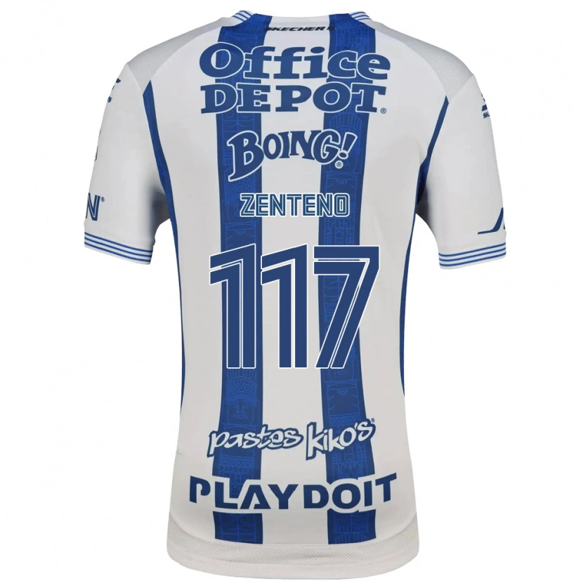 Danxen Kinder Gustavo Zenteno #117 Weiß Marineblau Heimtrikot Trikot 2026/27 T-Shirt Österreich
