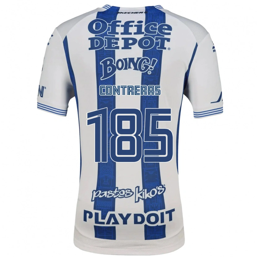 Danxen Kinder Ari Contreras #185 Weiß Marineblau Heimtrikot Trikot 2026/27 T-Shirt Österreich