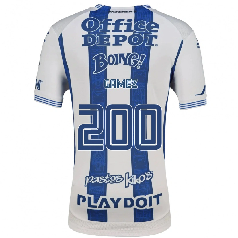 Danxen Kinder Sergio Gámez #200 Weiß Marineblau Heimtrikot Trikot 2026/27 T-Shirt Österreich