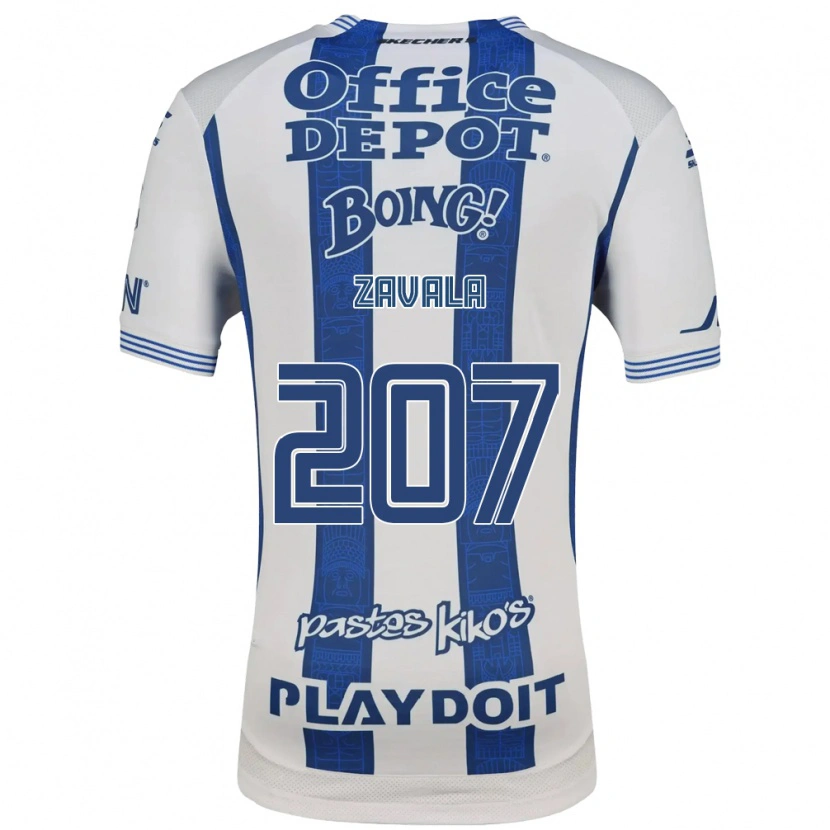 Danxen Kinder Ian Zavala #207 Weiß Marineblau Heimtrikot Trikot 2026/27 T-Shirt Österreich