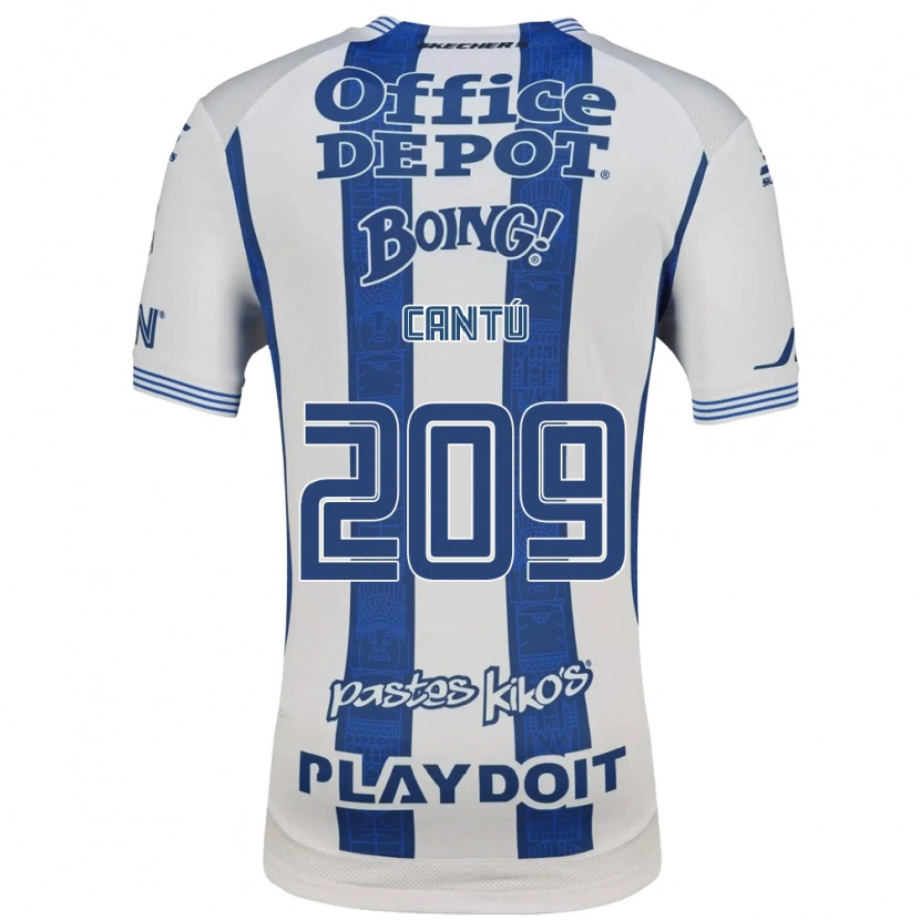 Danxen Kinder Juan Cantú #209 Weiß Marineblau Heimtrikot Trikot 2026/27 T-Shirt Österreich