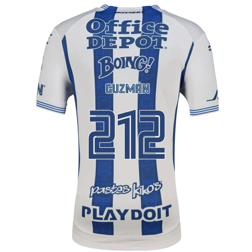 Danxen Kinder Enrique Guzmán #212 Weiß Marineblau Heimtrikot Trikot 2026/27 T-Shirt Österreich