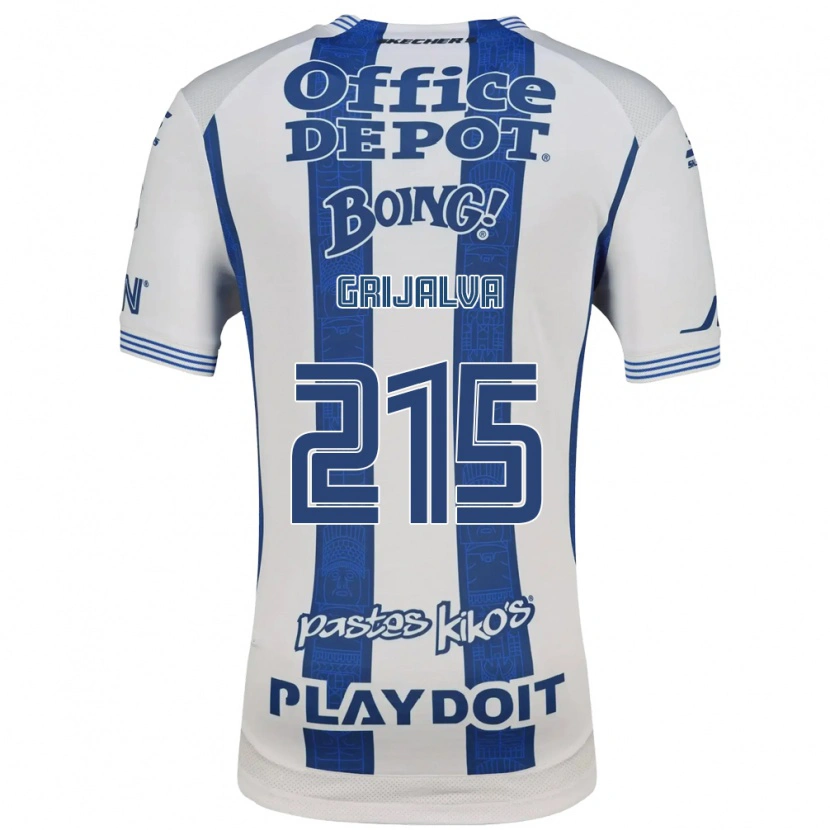 Danxen Kinder Leonardo Grijalva #215 Weiß Marineblau Heimtrikot Trikot 2026/27 T-Shirt Österreich