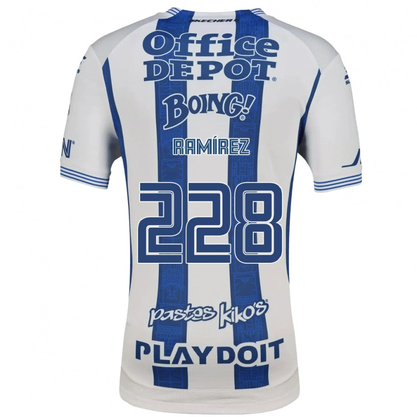 Danxen Kinder Edrick Ramírez #228 Weiß Marineblau Heimtrikot Trikot 2026/27 T-Shirt Österreich