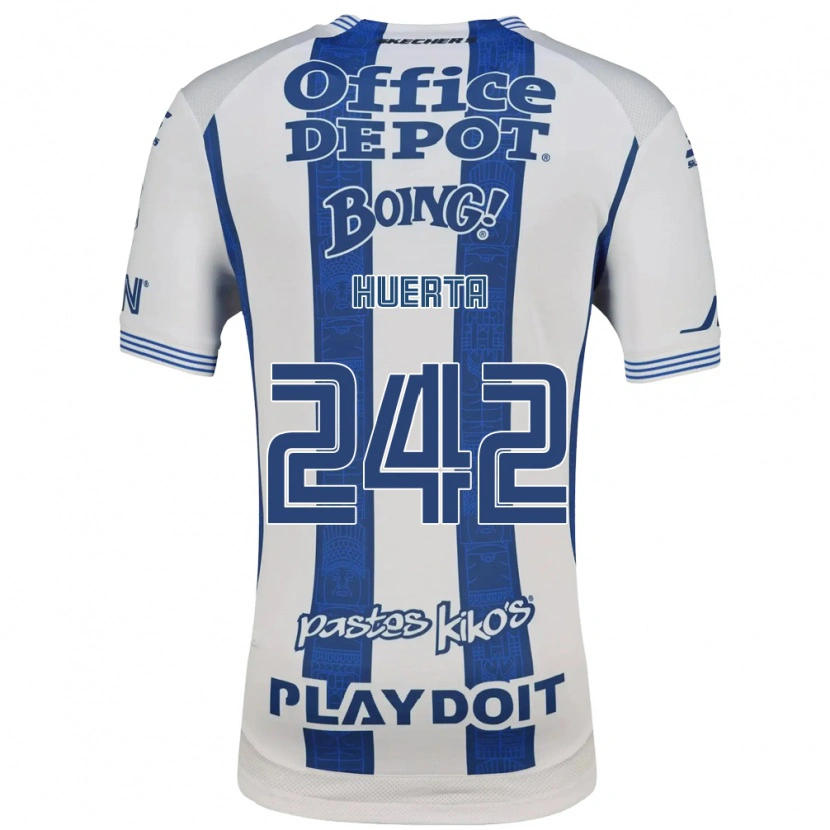 Danxen Kinder Héctor Huerta #242 Weiß Marineblau Heimtrikot Trikot 2026/27 T-Shirt Österreich