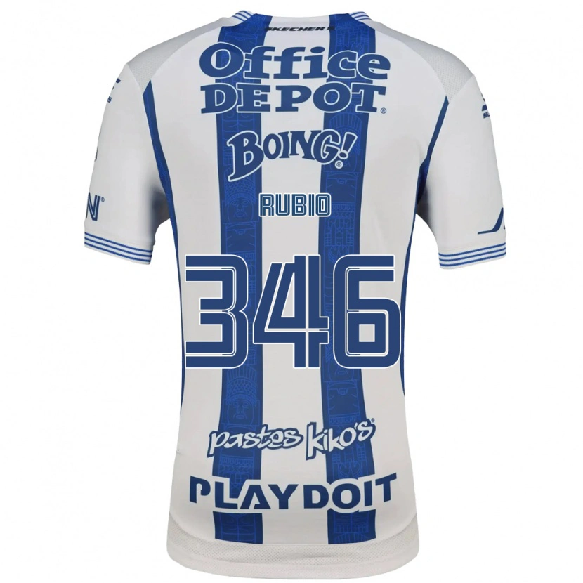 Danxen Kinder Mateo Rubio #346 Weiß Marineblau Heimtrikot Trikot 2026/27 T-Shirt Österreich