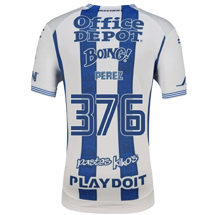 Danxen Kinder Abraham Pérez #376 Weiß Marineblau Heimtrikot Trikot 2026/27 T-Shirt Österreich